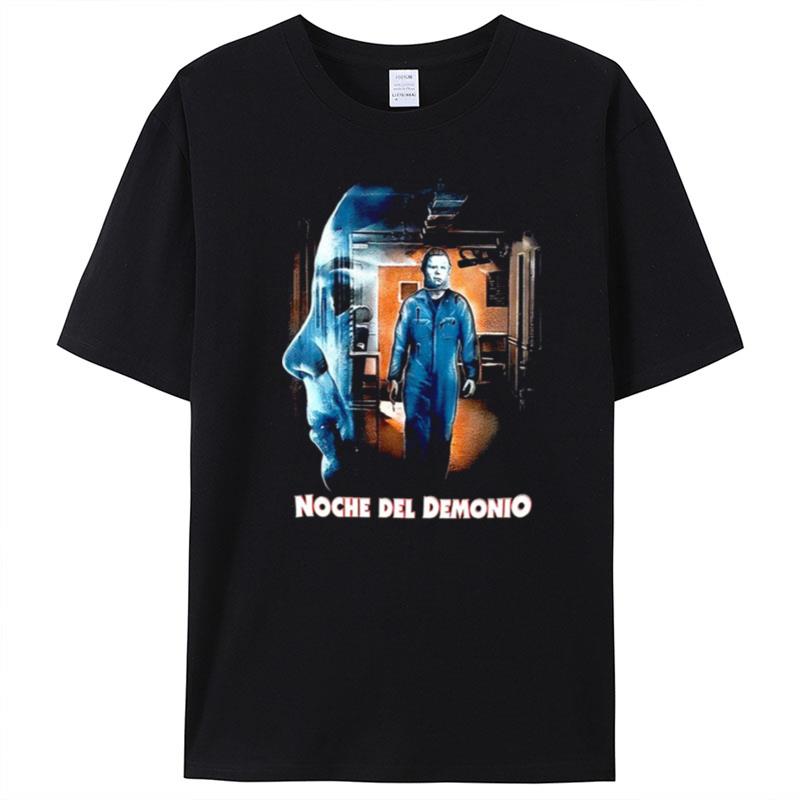 Noche Del Demonio Scary Movie Halloween T-Shirt Unisex