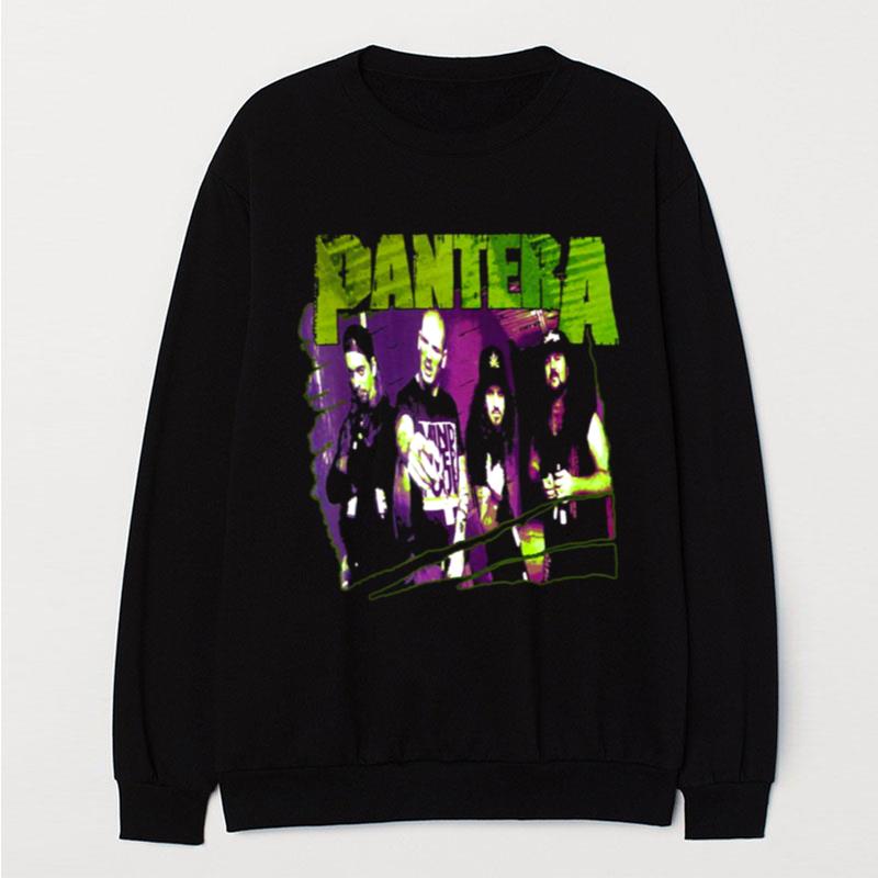 Pantera Vintage Heavy Metal Group Sketch T-Shirt Unisex