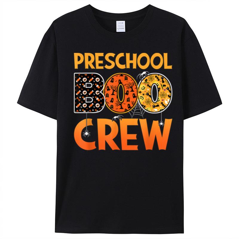 Pre K Preschool Student Teacher Halloween Preschool Boo Crew T-Shirt Unisex