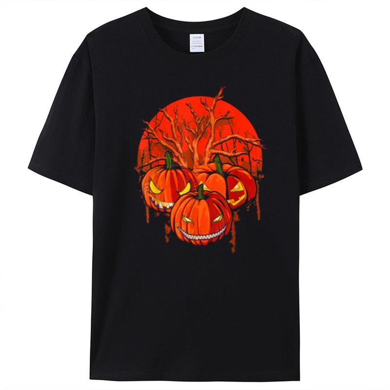 Pumpkin Lover Jack O Lantern Halloween Costume Pumpkin T-Shirt Unisex