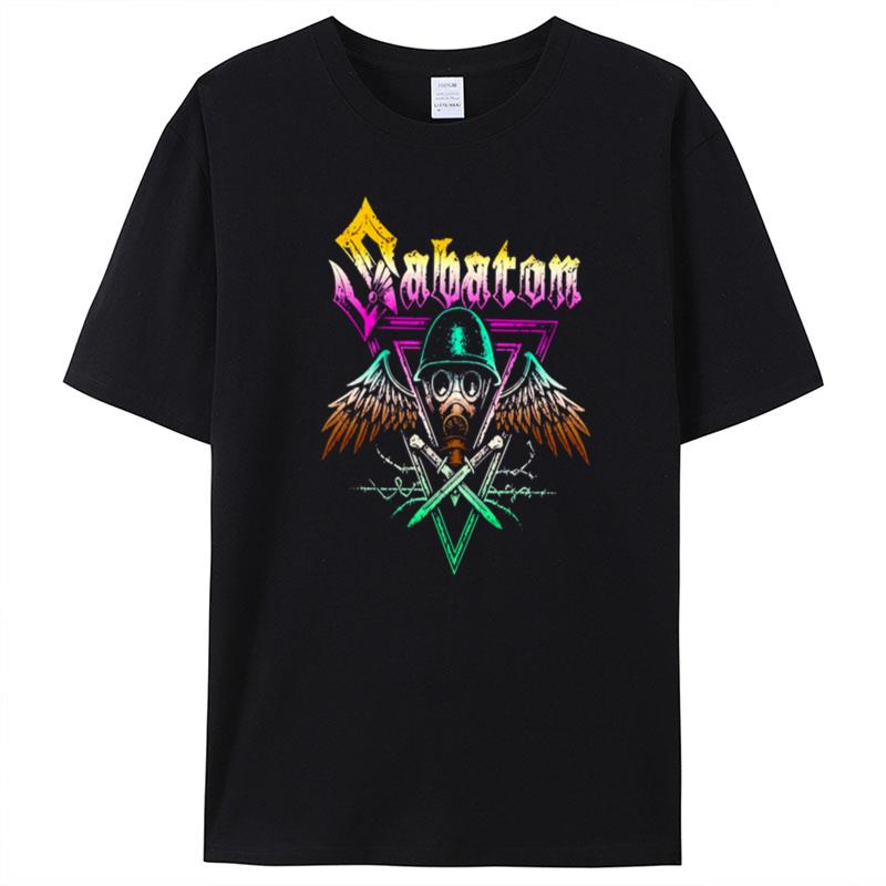 Purple Gradation Uy Tour Trending Sabaton Rock Band T-Shirt Unisex