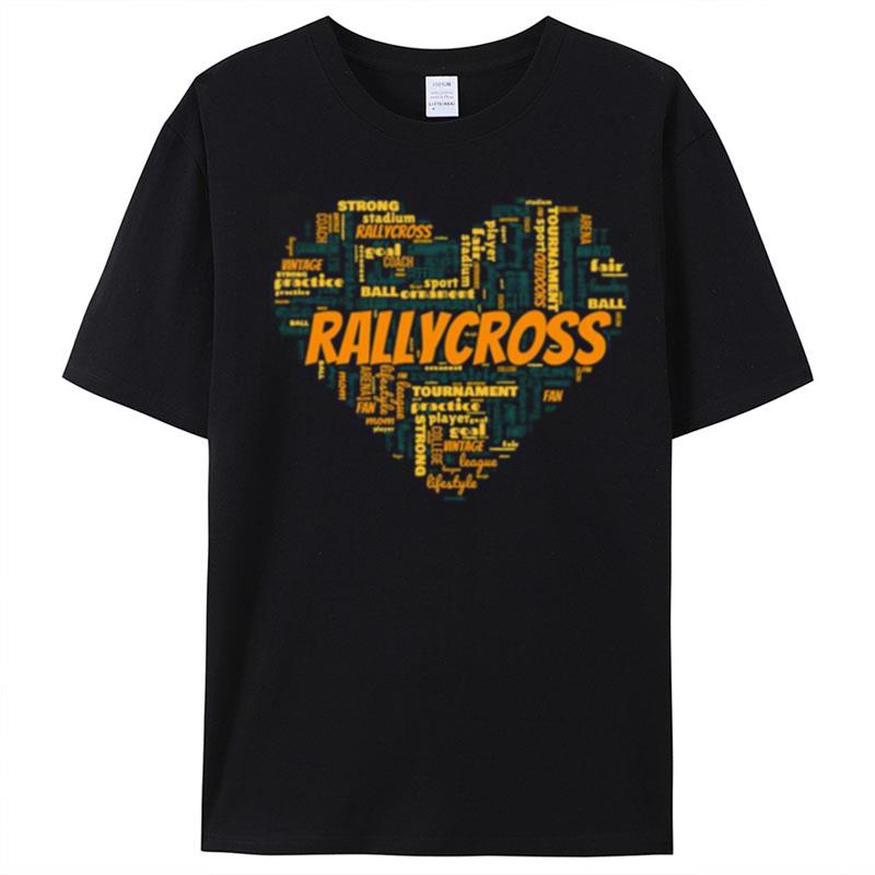 Rallycross Girl Heart T-Shirt Unisex