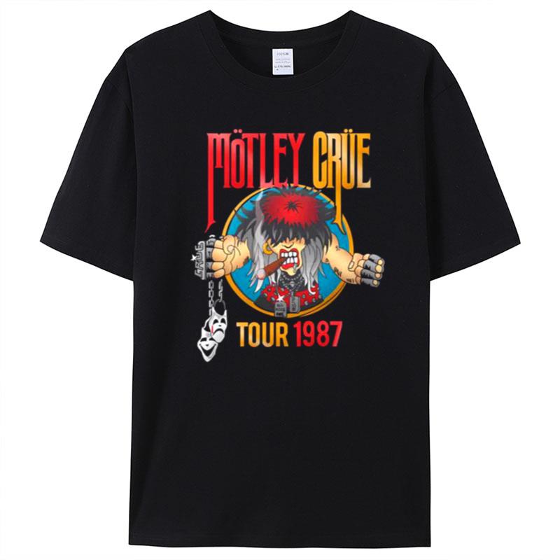 Replicated Motley Crue Tour 1987 T-Shirt Unisex