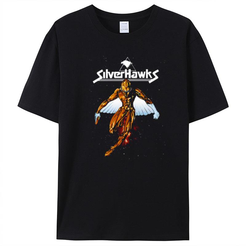 Retro Art Silverhawks The Night T-Shirt Unisex