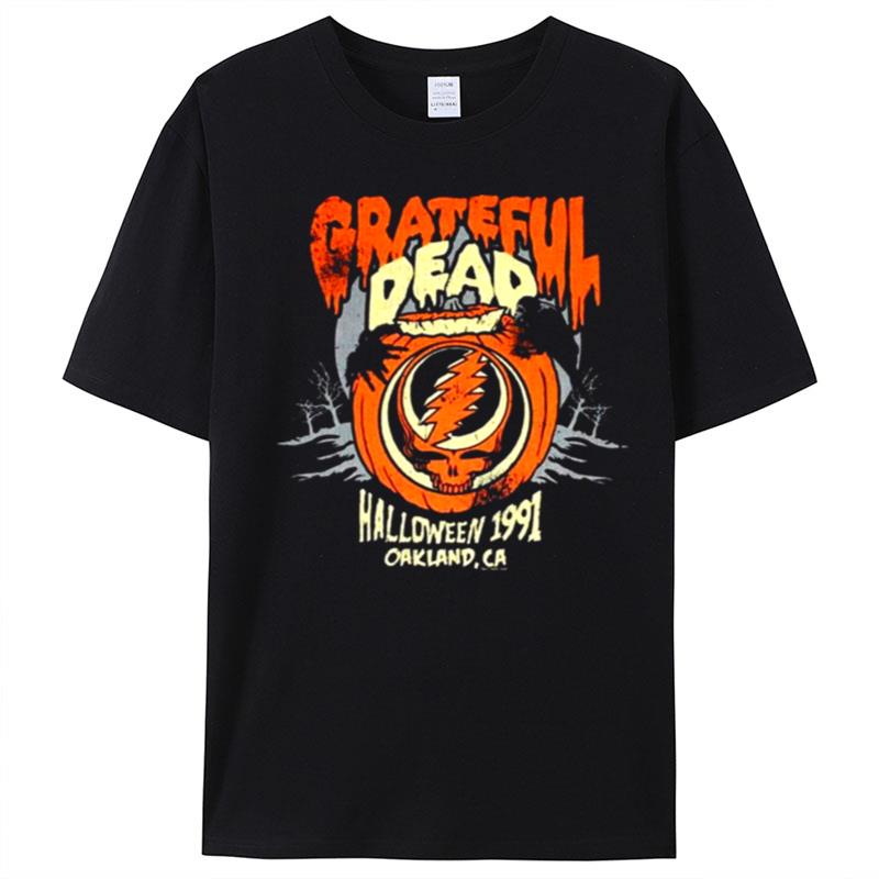 Ripple Junction Pumpkin Adult Grateful Dead Halloween T-Shirt Unisex