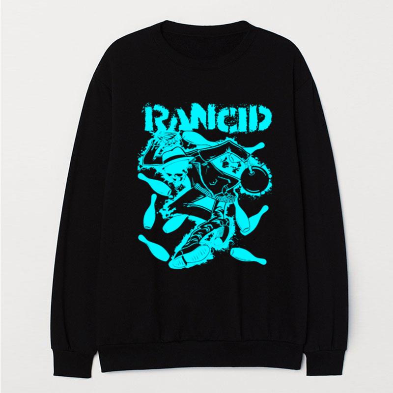 Rock Music Neon Design Rancid Band T-Shirt Unisex