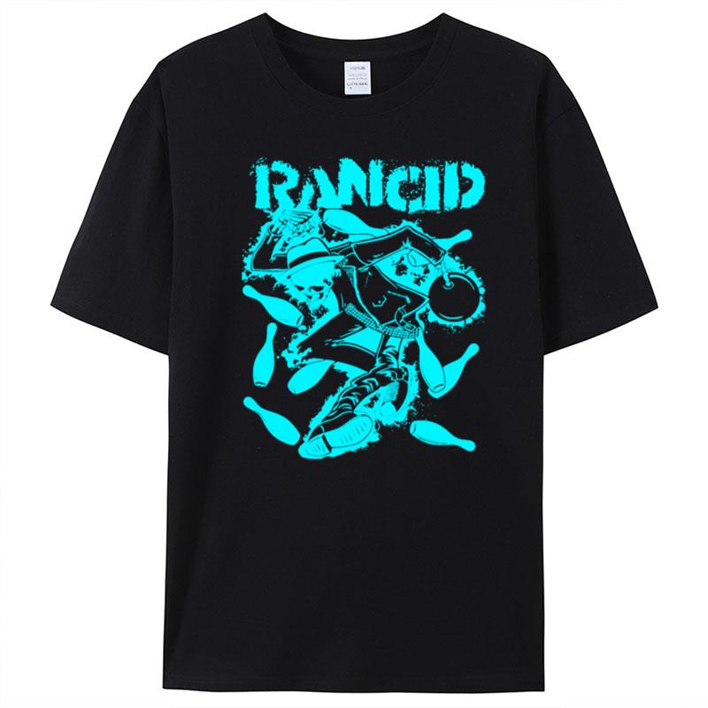 Rock Music Neon Design Rancid Band T-Shirt Unisex