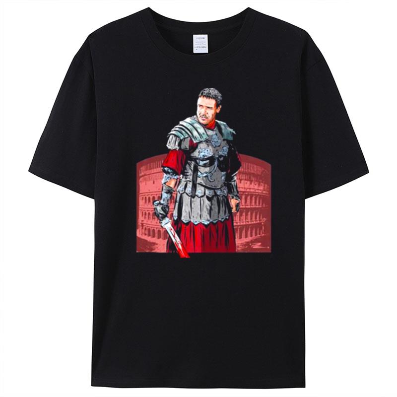 Russell Crowe An Illustration By Paul Cemmick T-Shirt Unisex