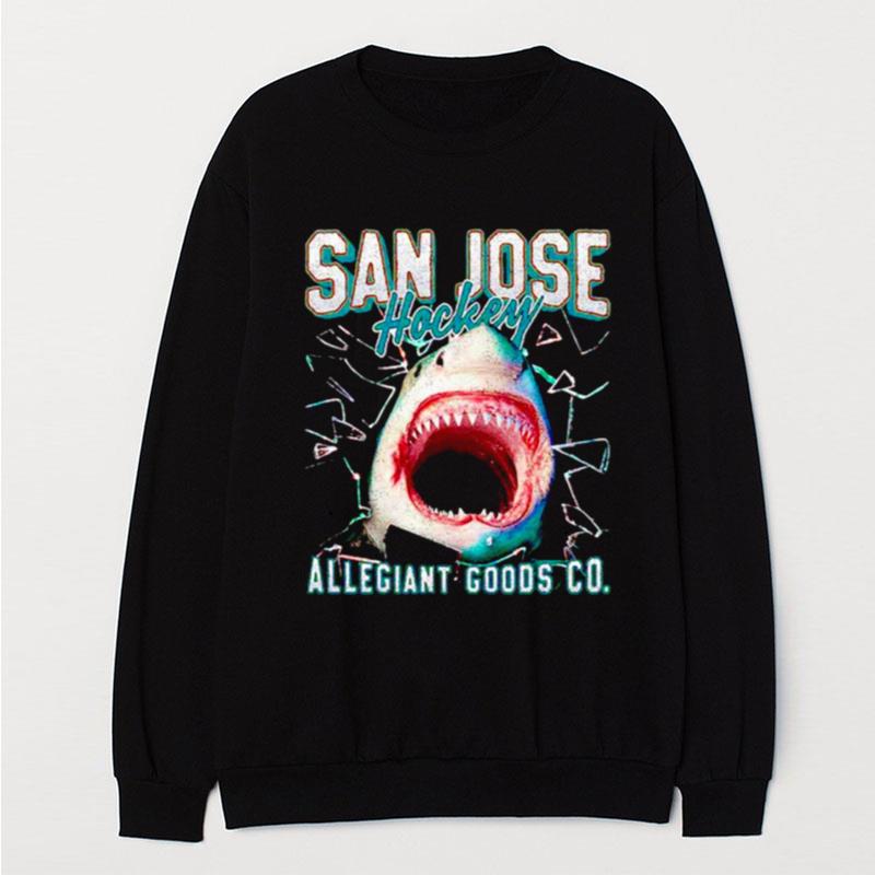 San Jose Hockey Allegiant Goods Co Mascot T-Shirt Unisex