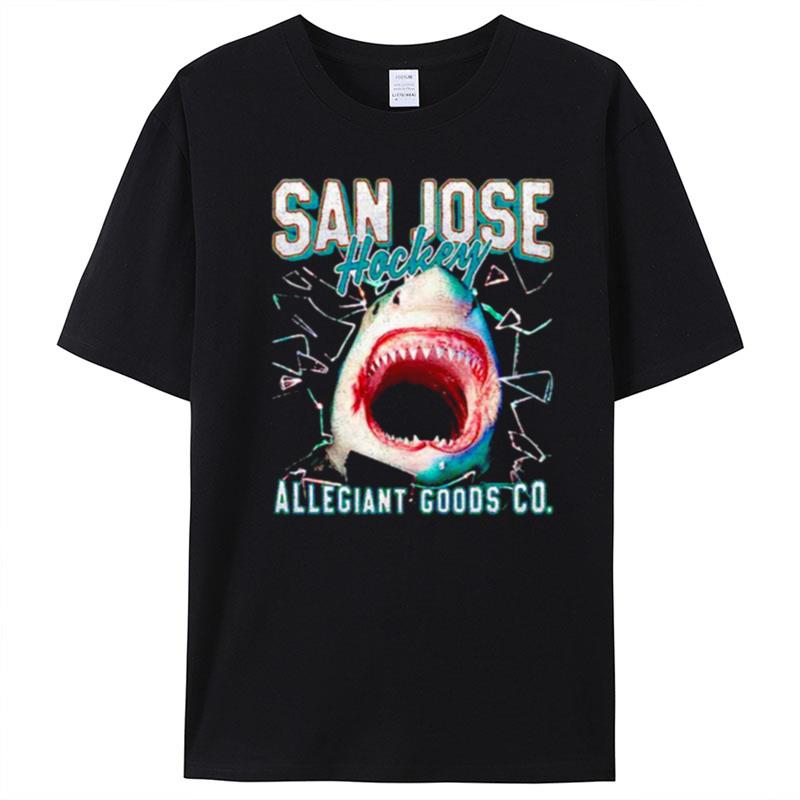 San Jose Hockey Allegiant Goods Co Mascot T-Shirt Unisex