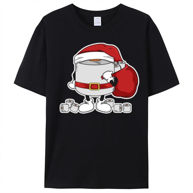 Santa Toilet Paper T-Shirt Unisex