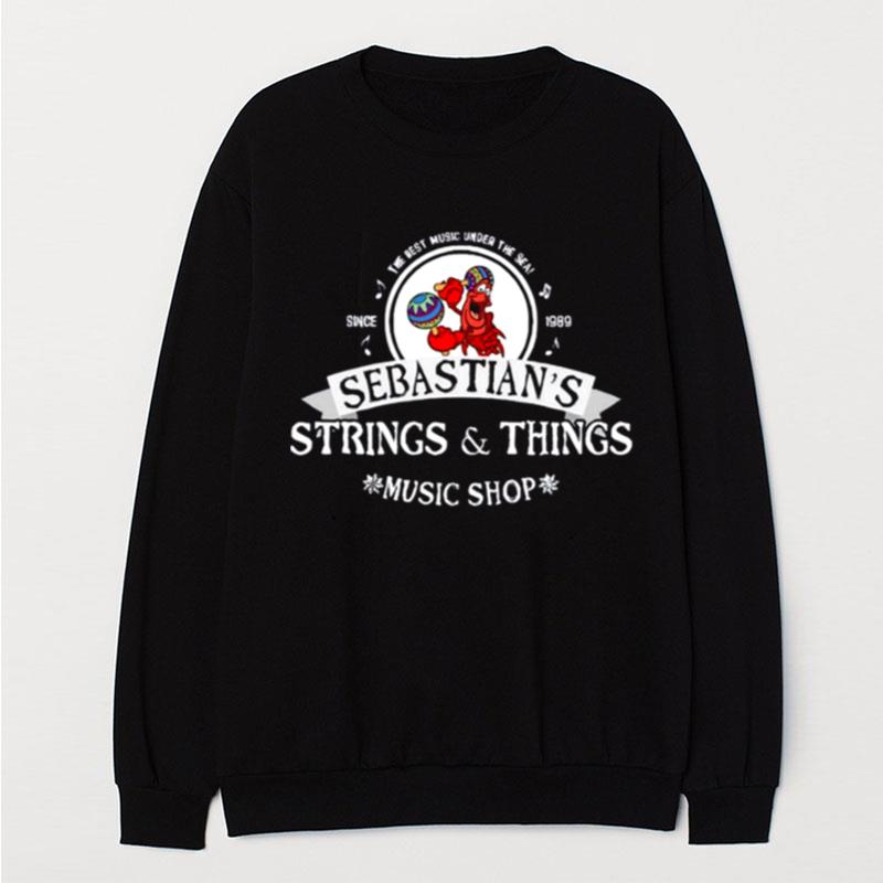 Sebastian's Strings & Things Music Shop Little Mermaid T-Shirt Unisex