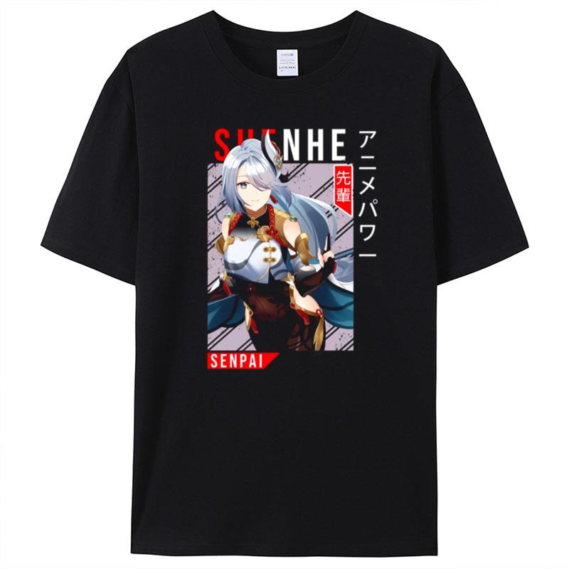 Senpai Design Shenhe Genshin Impact T-Shirt Unisex