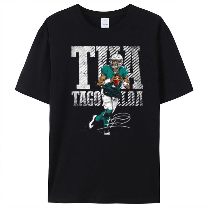 Signature Design Miami Dolphins Tua Tagovailoa T-Shirt Unisex