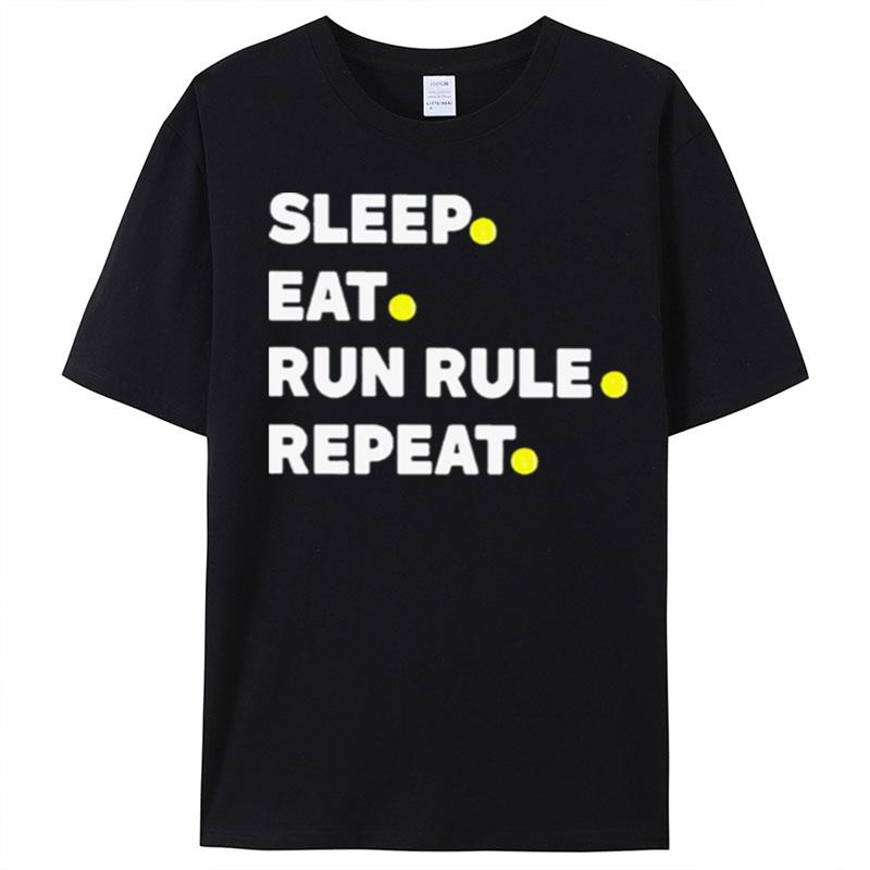 Sleep Eat Runrule Repeat Sooners Softball T-Shirt Unisex