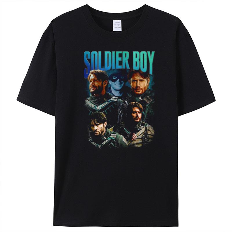 Soldier Boy Aka Jensen Ackles Vintage 90's Style The Boys Tv Show T-Shirt Unisex