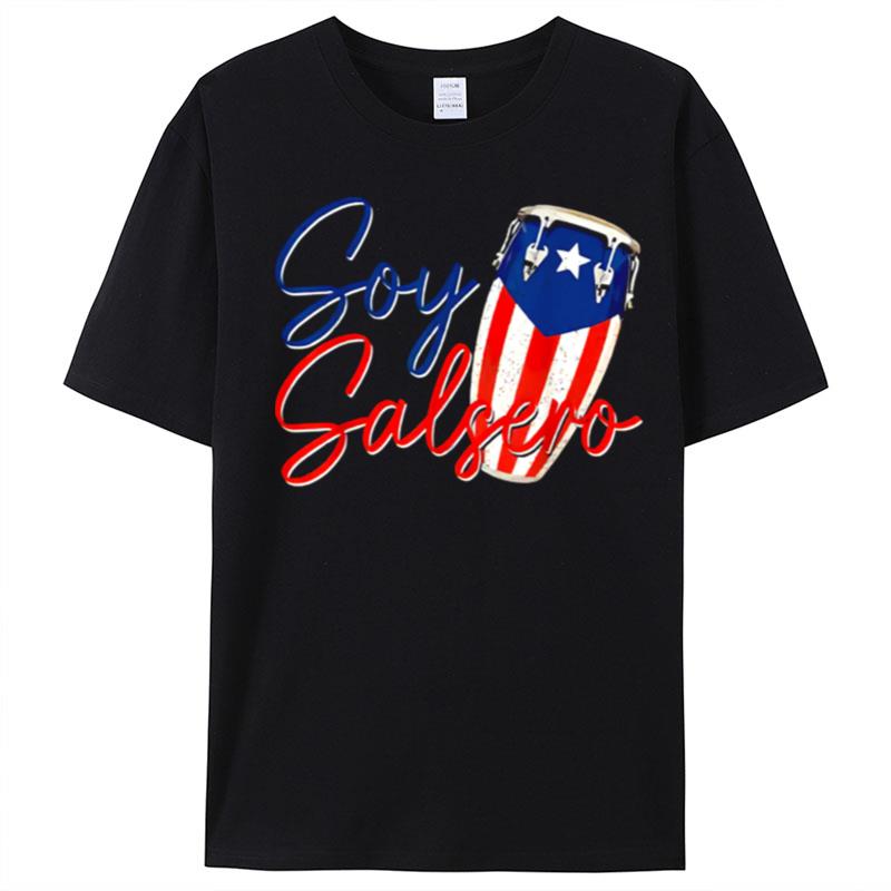 Soy Salsero Puerto Rico Puerto Rican Flag T-Shirt Unisex