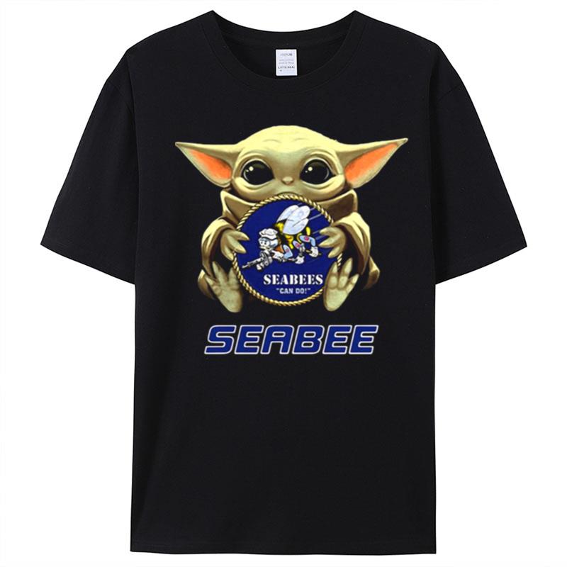 Star Wars Baby Yoda Hug Seabee T-Shirt Unisex