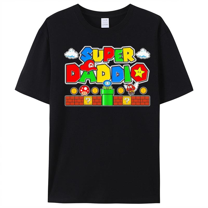 Super Daddio Dad Video Gamer T-Shirt Unisex