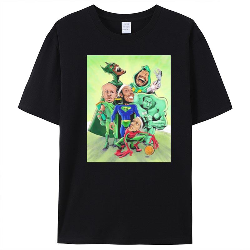 Superhero Cartoon Boston Celtics Halloween T-Shirt Unisex