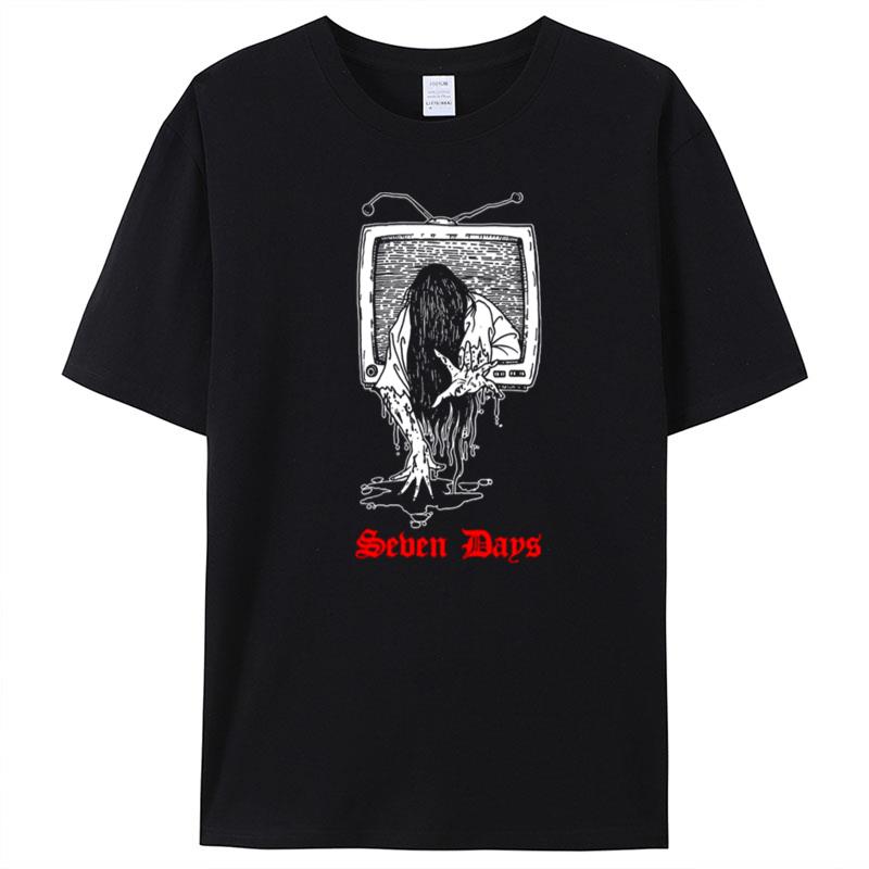 The Ring Horror Movie Samara Seven Days Halloween T-Shirt Unisex