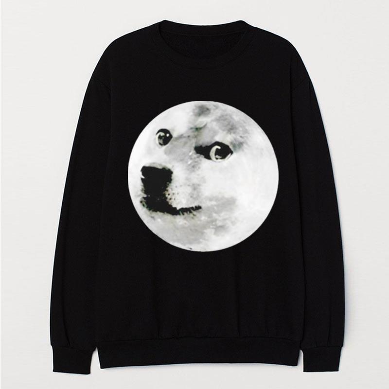 To The Moon Dog Meme T-Shirt Unisex