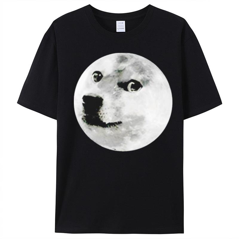 To The Moon Dog Meme T-Shirt Unisex