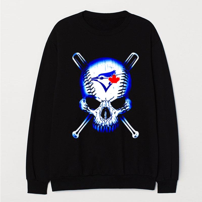 Toronto Blue Jays Skull T-Shirt Unisex