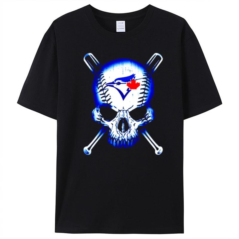 Toronto Blue Jays Skull T-Shirt Unisex