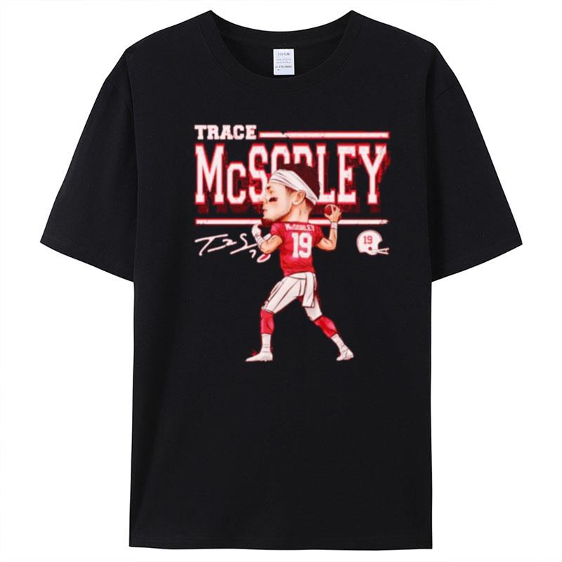 Trace Mcsorley Arizona Cardinals Cartoon Signature T-Shirt Unisex