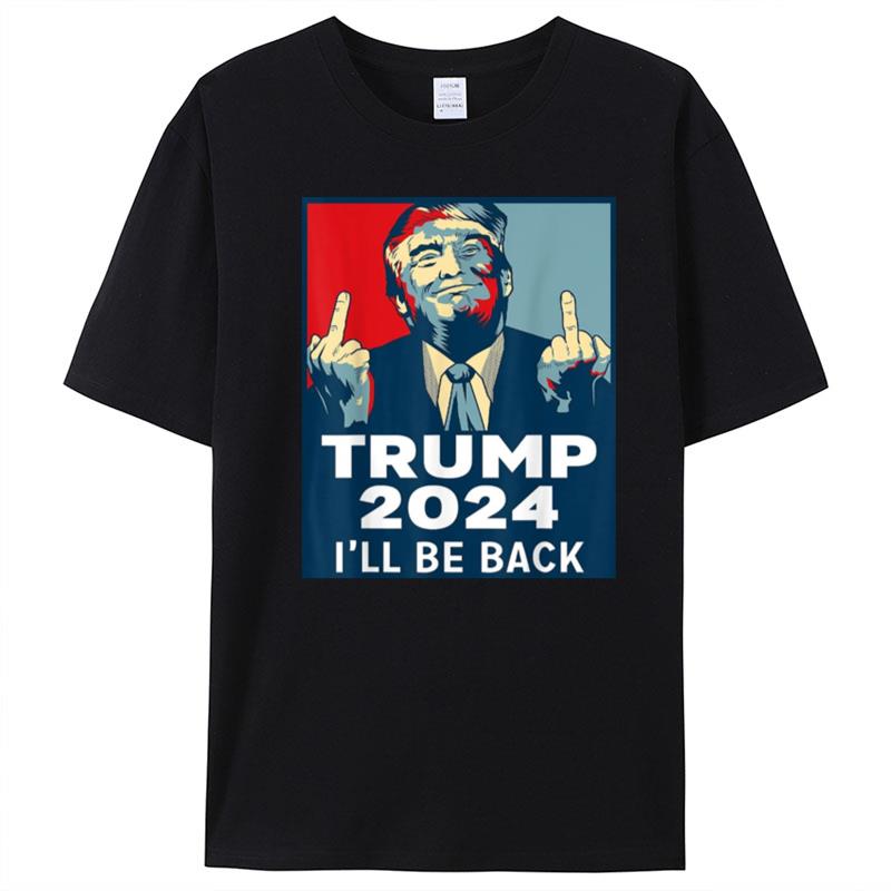 Trump 2024 Ill Be Back Xmas T-Shirt Unisex
