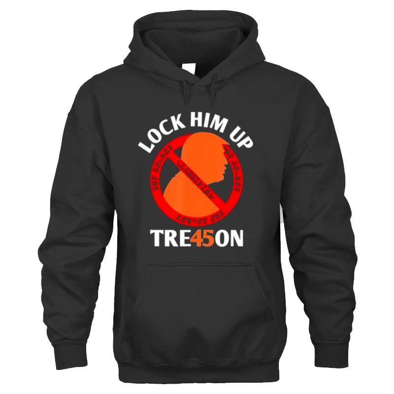 Trump 2024 Lock Him Up Tre45On T-Shirt Unisex