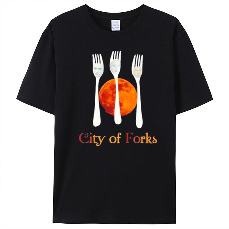 Twilight City Of Forks T-Shirt Unisex