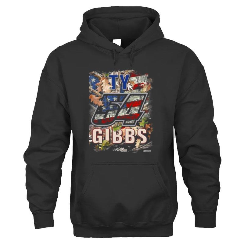 Ty Gibbs Joe Gibbs Racing Team Collection Patriotic T-Shirt Unisex