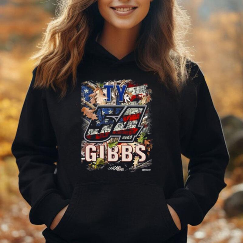 Ty Gibbs Joe Gibbs Racing Team Collection Patriotic T-Shirt Unisex