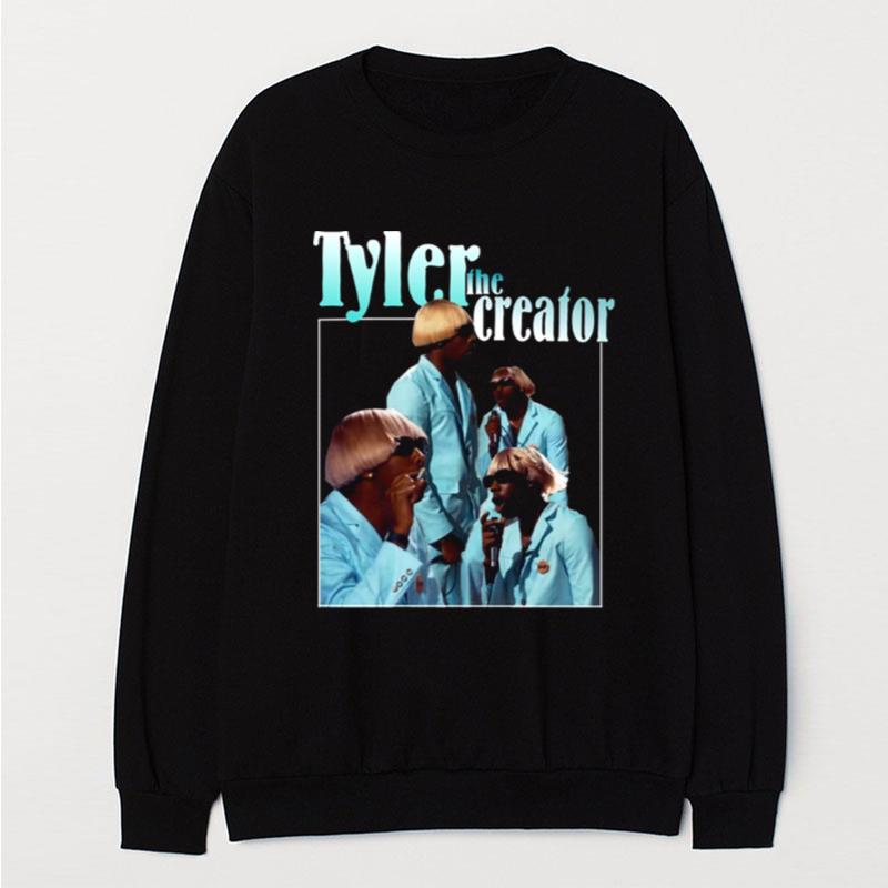 Tyler Light Blue Design Tyler The Creator Rap T-Shirt Unisex