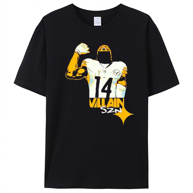 Villain Szn George Pickens Pittsburgh Steelers T-Shirt Unisex