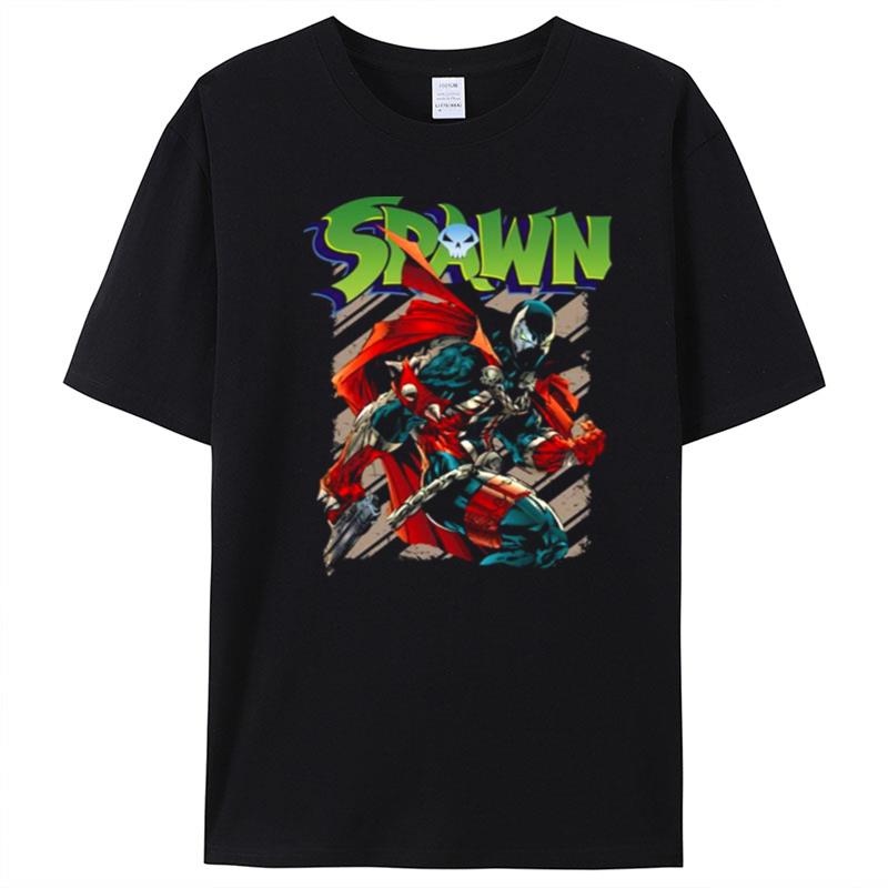 Vintage Design Of Cartoon 90S Hell Spawn T-Shirt Unisex