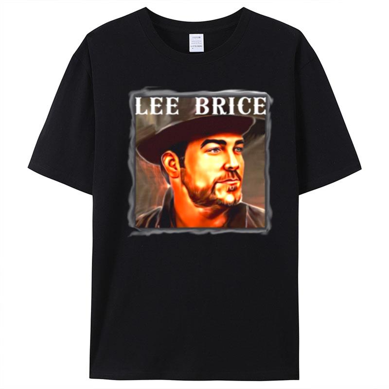 Vintage Portrait Of Lee Brice T-Shirt Unisex