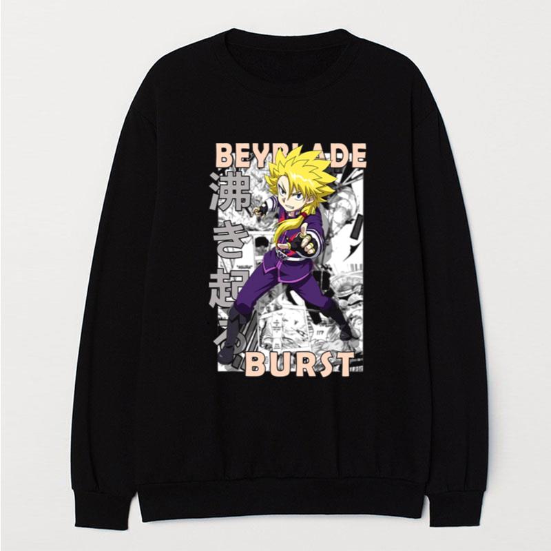 Wakiya Murasaki Beyblade Burst Style T-Shirt Unisex