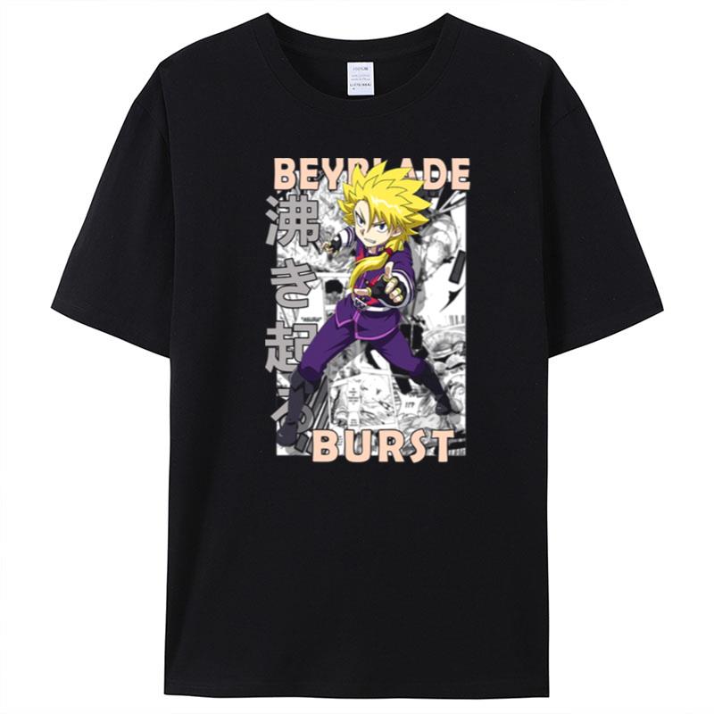 Wakiya Murasaki Beyblade Burst Style T-Shirt Unisex