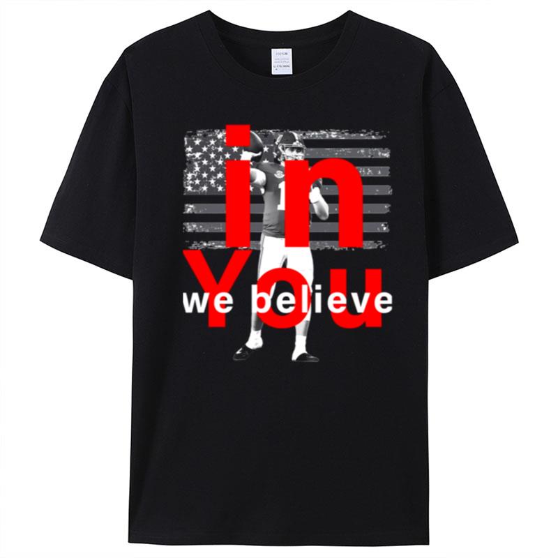We Believe In You Mac Jon Jones Rugby T-Shirt Unisex