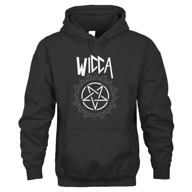 Wicca Inverted Pentagram Hex Girls T-Shirt Unisex