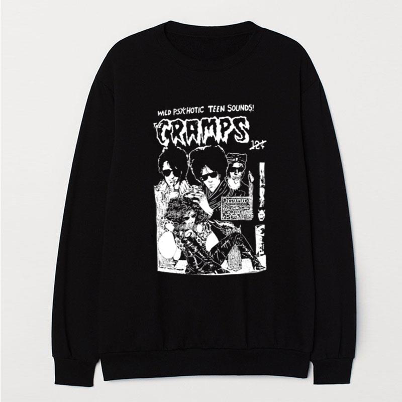 Wild Psychotic Teen Sounds The Cramps T-Shirt Unisex