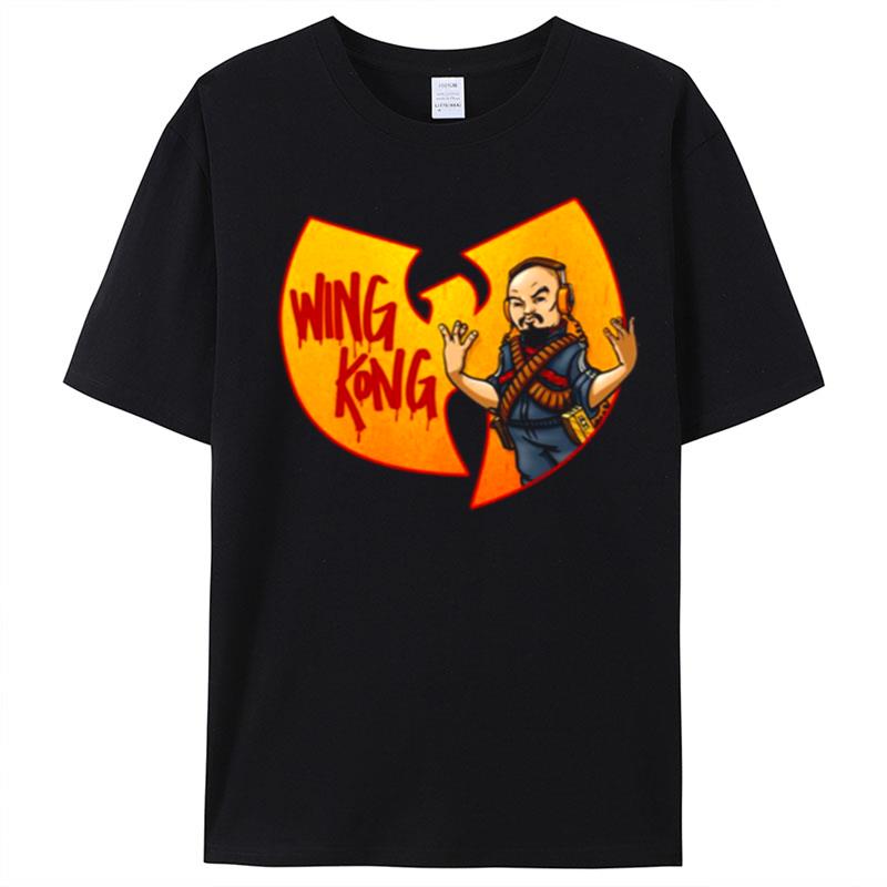 Wing Kong Rules Funny Wu Tang Logo T-Shirt Unisex