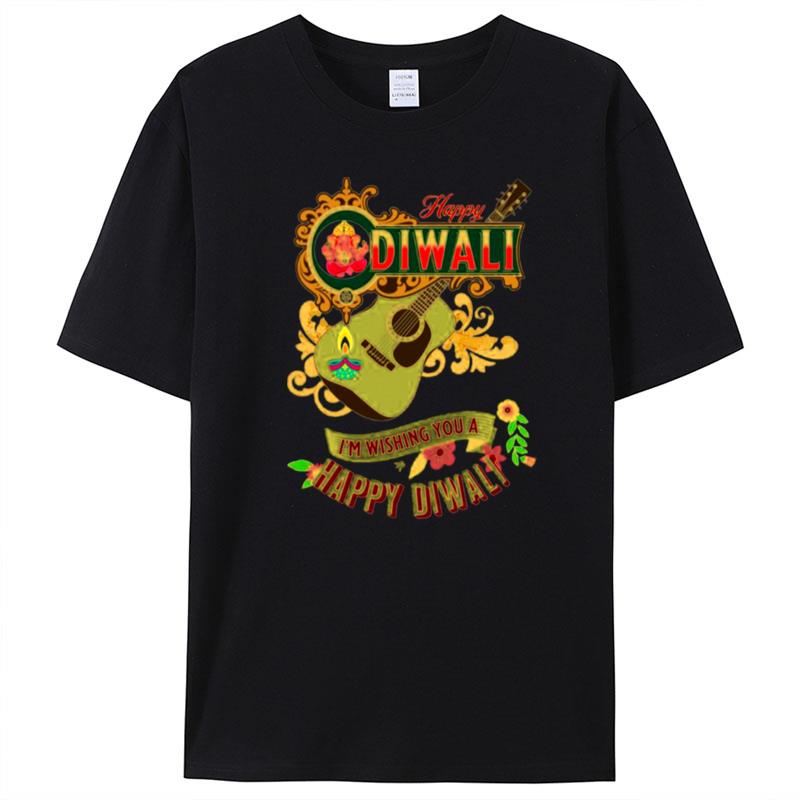 Wishing You Happy Diwali Festival Of Lightfunny Hindu Gift For Asian Indian People T-Shirt Unisex