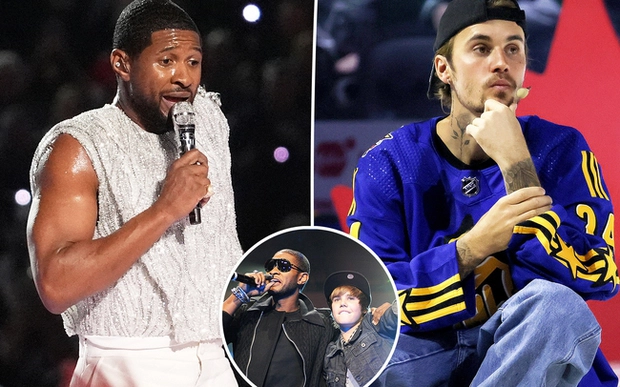 Usher reveals why Justin Bieber declined to participate in the Super Bowl 2024 Halftime Show.