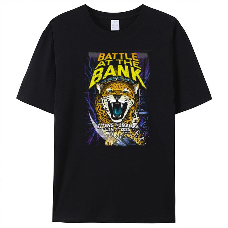 Battle At The Bank Afc South Title Match Titans Vs Jaguars T-Shirt Unisex