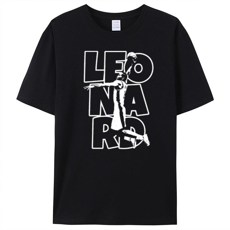 Black And White Design Kawhi Leonard Clippers Basketball T-Shirt Unisex