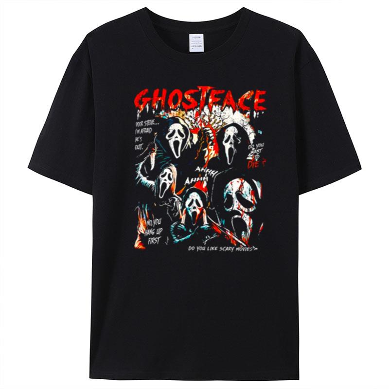 Black Art Retro 90S Scream Movie Halloween T-Shirt Unisex